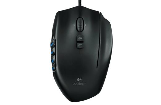 Logitech G600 ratón USB Laser 8200 DPI