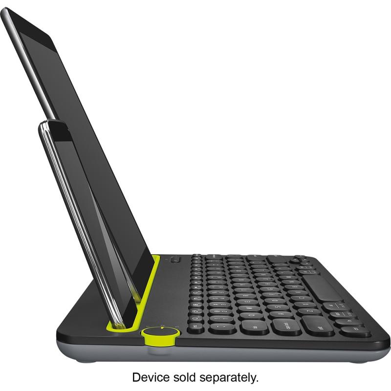 Logitech K480 teclado para dispositivos móviles QWERTY Negro Bluetooth