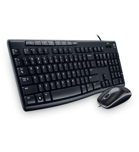 Logitech MK200 teclado USB Negro
