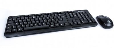 Kit de teclado y mouse Naceb Technology - 112 teclas, Negro