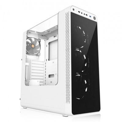 GABINETE TMK VIEW 27  THERMALTAKE CA-1G7-00M6WN-WT - Midi-Tower, PC, SPCC, Color blanco