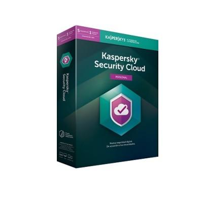Antivirus KASPERSKY SECURITY CLOUD PERSONAL 2019 - 5 licencias, 1 Año(s)