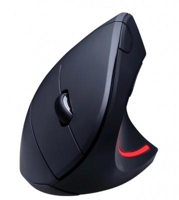 Mouse ergonómico Inalámbrico ACTECK M310 Clinik - Negro, 6, Inalámbrico, Óptico, 1600 DPI