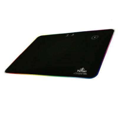 MOUSEPAD GAMER YEYIAN YGF-68901 RIGIDO USB CARGA INALAMBRICA RGB ANTIDERRAPANTE FLOW 2800 - 