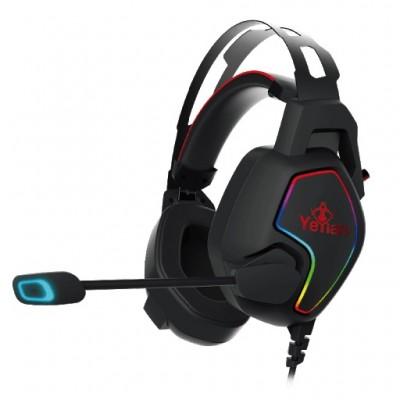 Diadema Yeyian YDV-33403 - Negro, USB+ 3.5mm + 4 Pin, 2.1m