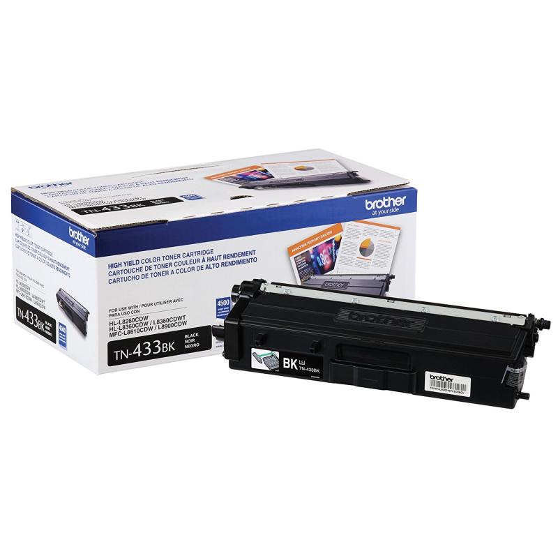 Brother TN-433BK cartucho de tóner Original Negro 1 pieza(s)