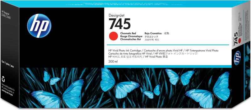 HP 745 Original Rojo