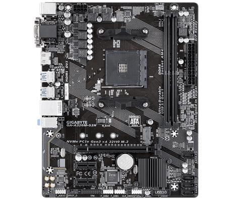 Gigabyte GA-A320M-S2H placa base Enchufe AM4 Micro ATX AMD A320