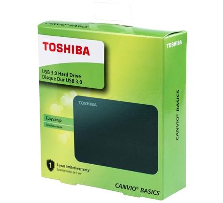 Toshiba Canvio Basics disco duro externo 1000 GB Negro