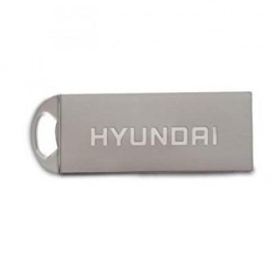 Memoria USB HYUNDAI U2BK/16 - Plata, 16 GB, USB 2.0
