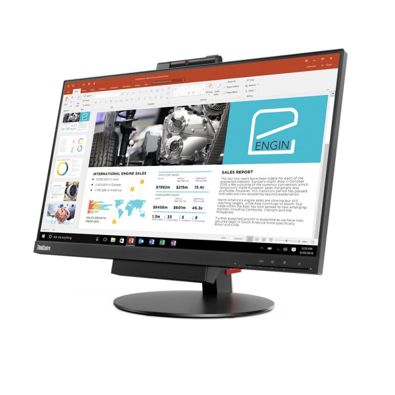 Lenovo Tiny-in-One 24 Gen3 60.5 cm (23.8") 1920 x 1080 Pixeles Full HD LED Plana Negro
