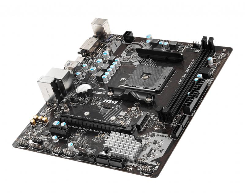MSI A320M-A PRO MAX placa base Enchufe AM4 Micro ATX AMD A320