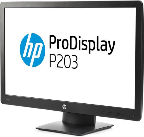 HP ProDisplay P203 50.8 cm (20") 1600 x 900 Pixeles HD+ LED Plana Negro
