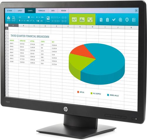 HP ProDisplay P203 50.8 cm (20") 1600 x 900 Pixeles HD+ LED Plana Negro