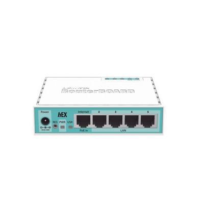 (hEX) RouterBoard, 5 Puertos Gigabit Ethernet, versión 2 RB750GR2