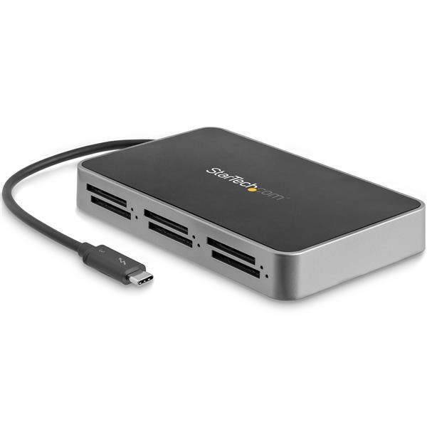 StarTech.com Lector Thunderbolt 3 de Tarjetas de Memoria SD con 6 Ranuras - Portátil