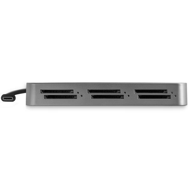 StarTech.com Lector Thunderbolt 3 de Tarjetas de Memoria SD con 6 Ranuras - Portátil