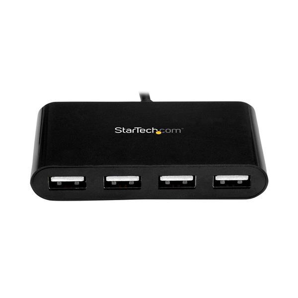 StarTech.com Hub Concentrador USB-C a USB A de 4 Puertos - Adaptador USB Tipo C a USB A de 4 Puertos