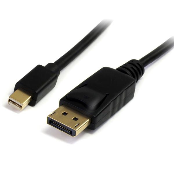 StarTech.com Cable de 4m Adaptador de Mini DisplayPort Macho a DisplayPort Macho - Convertidor Negro