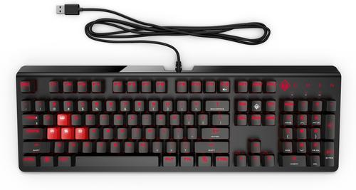 HP OMEN 1100 teclado USB Negro