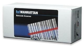 Manhattan 460835 lector de código barras Lector de código de barras manual 1D CCD Negro