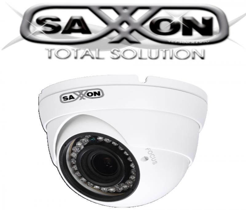 SAXXON PRO DVF2710TMPAQ3- 3 Camaras domo varifocales HDCVI 720P/ AHD/ TVI/ CVBS/ Lente 2.7 mm-12 mm/