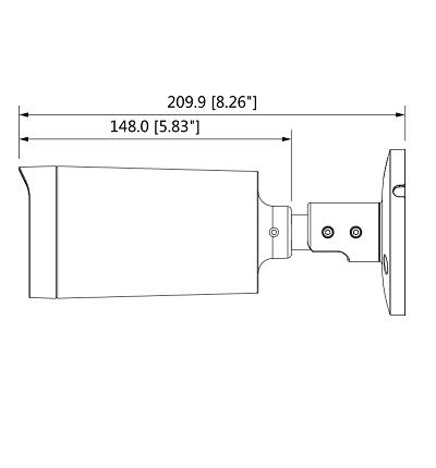 DAHUA COOPER B4A21VF - Camara bullet  HDCVI 2 megapixeles / Varifocal de 2.7-12 mm / Ir 30  Mts / IP