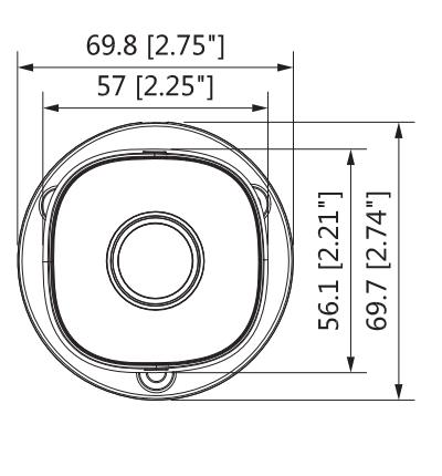 DAHUA COOPER B1A5128 - Camara bullet  HDCVI 5 MP / TVI / A HD / CVBS / Lente 2.8 mm / Smart ir 20  M