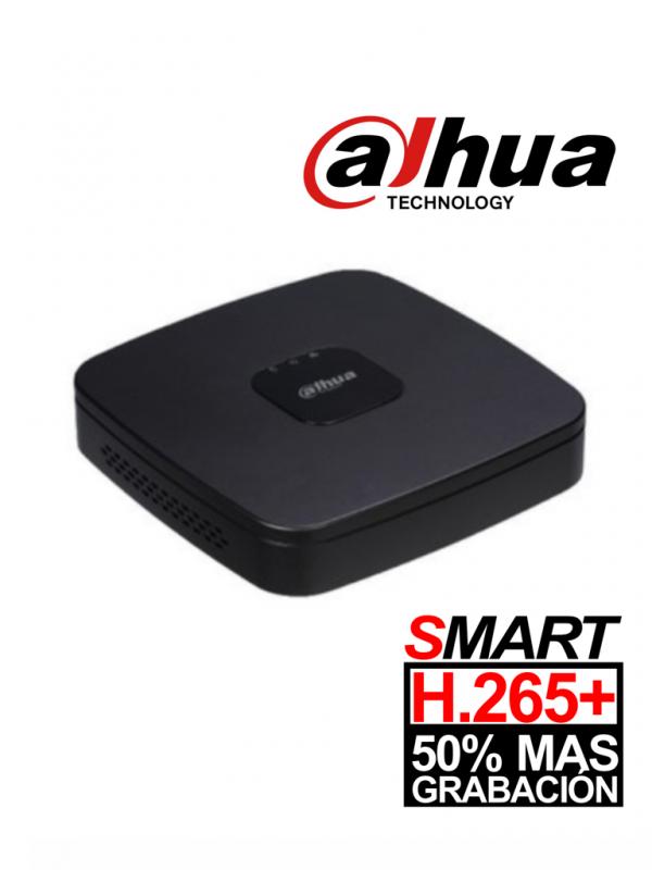 DAHUA XVR4108CNX1 - DVR 8 Canales  HDCVI pentahibrido  1080p  Lite / H265+ /  HDMI / VGA / 2 Ch IP a