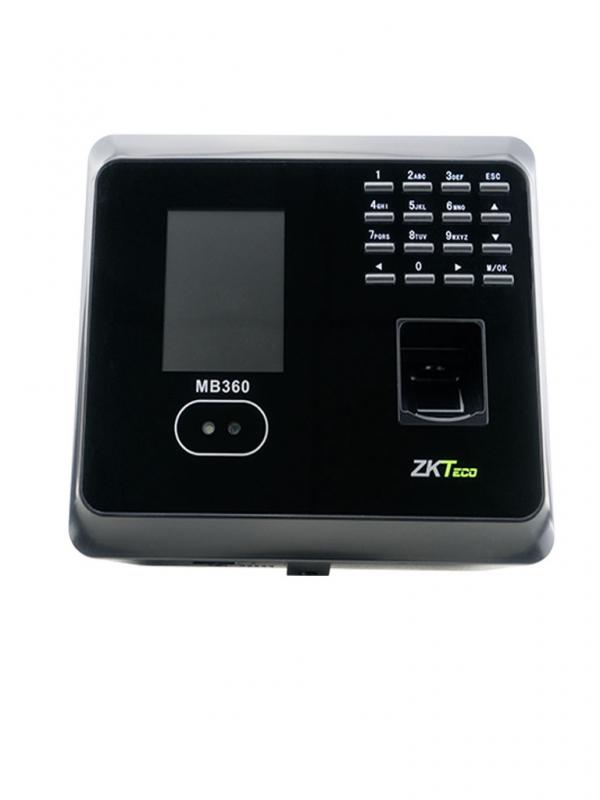 ZKTECO MB360ID - Control de Acceso y Asistencia / 1500 Rostros / 2000 Huellas / 2000 Tarjetas  ID 12