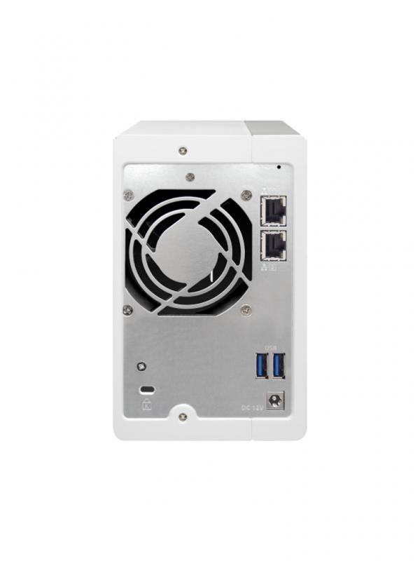 QNAP TS231P - NAS Sistema de almacenamiento en red / Servidor de archivos / Hasta 2  HDD / 1GB RAM /