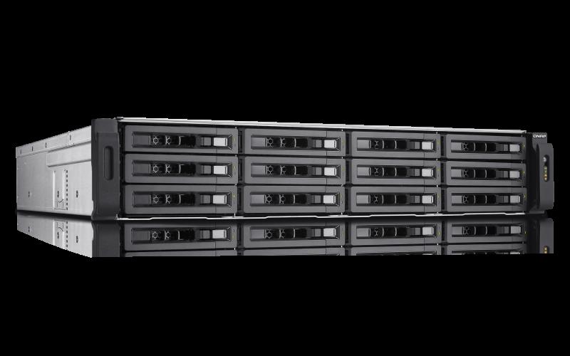 QNAP TSEC1280UE34GER2 - NAS 12 Bahias / INTEL XEON E3 QUAD CORE /  10GbE / 4GB RAM / iSCSI NAS / Esc