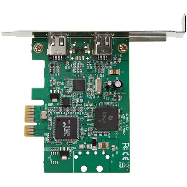 StarTech.com Adaptador Tarjeta FireWire PCIe de 2 Puertos - Firewire 1394a