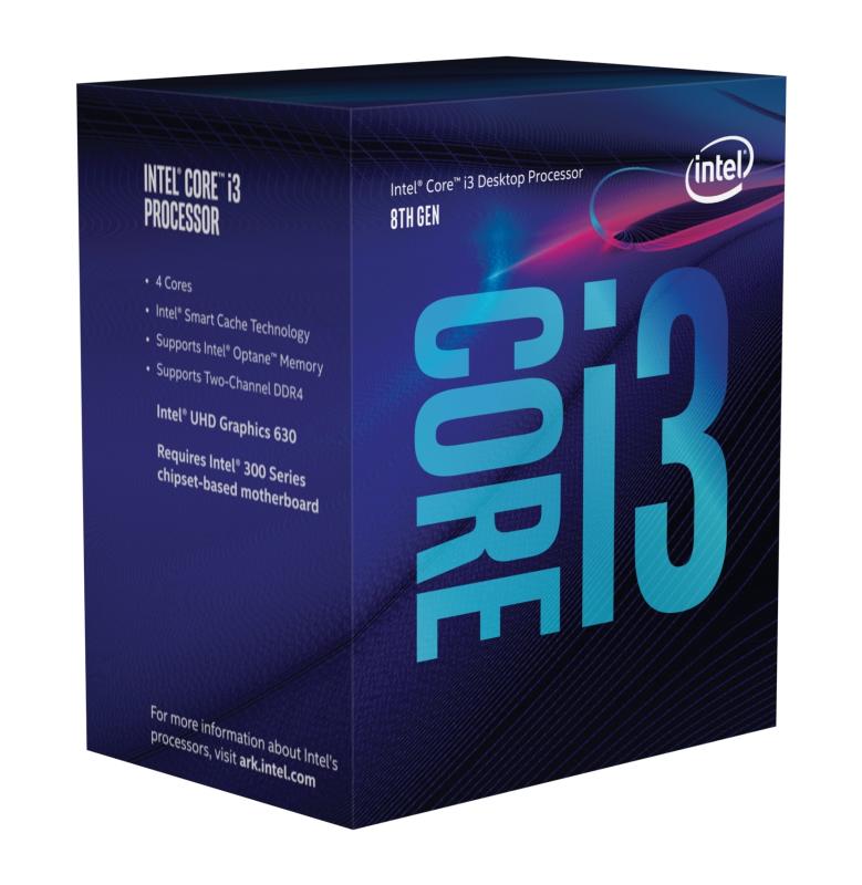 Intel Core i3-8100 procesador 3.6 GHz Caja 6 MB Smart Cache
