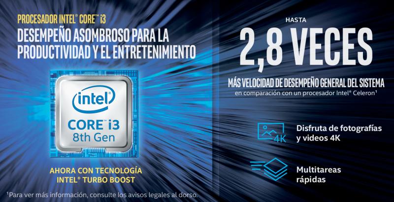 Intel Core i3-8100 procesador 3.6 GHz Caja 6 MB Smart Cache