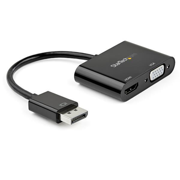 StarTech.com Convertidor DisplayPort a HDMI o VGA - 4k 60Hz