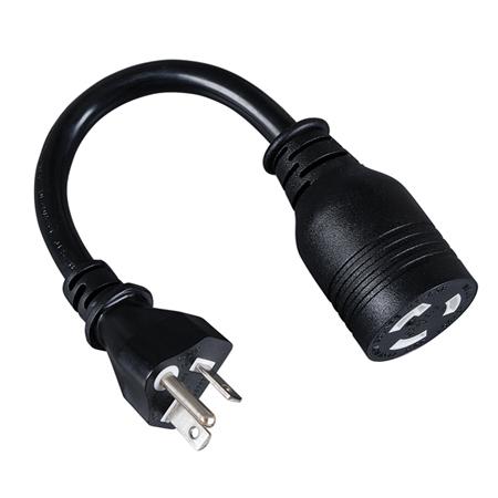 Tripp Lite Cable Adaptador de Alimentación, 20A, 12AWG de Uso Pesado (NEMA-L5-20R a NEMA-5-20P), 15