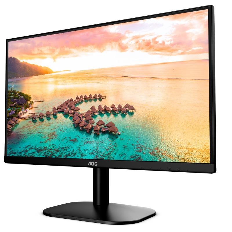 AOC 24B2XH monitor de computadora 60.5 cm (23.8") 1920 x 1080 Pixeles Full HD LED Negro