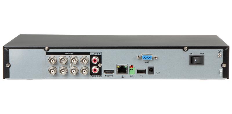 DAHUA XVR5108H-I - DVR de 8 canales con IA/ 5 Megapixeles N/ 4 MP N/ 1080p/ H.265+/ SMD Plus/ Protec