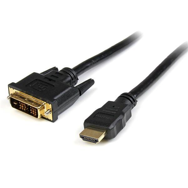 StarTech.com HDDVIMM1M 1 m HDMI DVI-D Negro