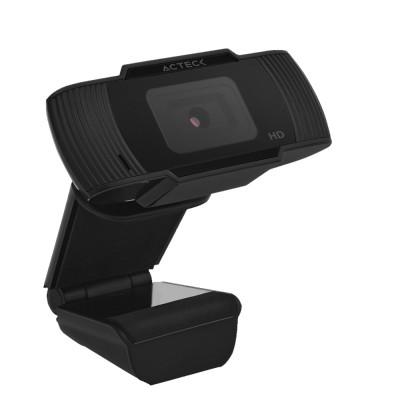 Cámara Web ACTECK WM20 - USB, Negro, 1280 x 720 Pixeles
