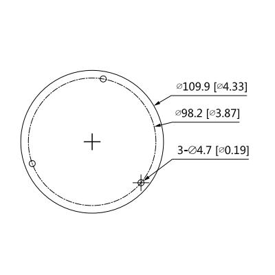 DAHUA IPC-HDBW2231E-S-S2  - Cámara IP Domo Antivandálica de 2 Megapixeles/ Lente de 2.8mm/ 106 Gra