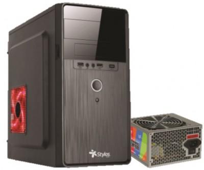 Gabinete Stylos STPGAC5B - Gabinete, Micro ATX/ Micro ITX, Negro