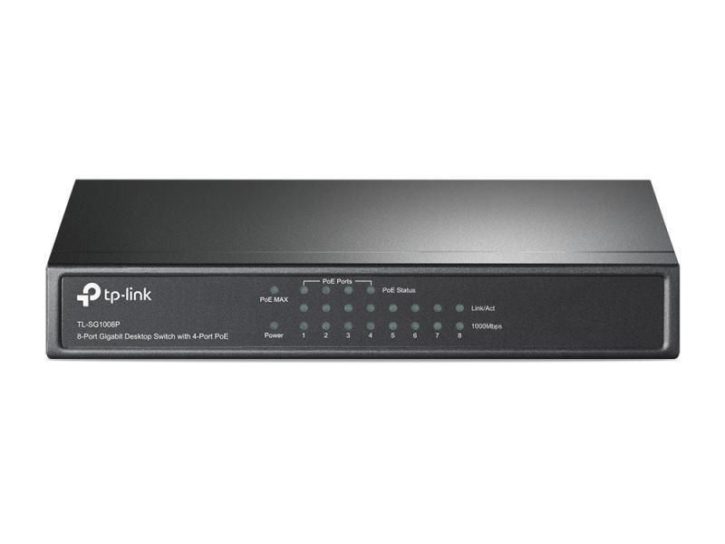 TP-LINK TL-SG1008P dispositivo de redes Gigabit Ethernet (10/100/1000) Avellana Energía sobre Ether