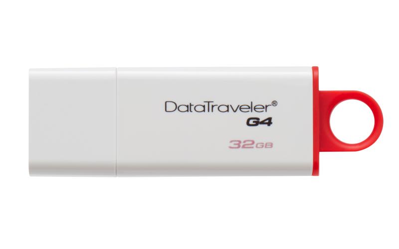 Kingston Technology DataTraveler G4 unidad flash USB 32 GB USB tipo A 3.2 Gen 1 (3.1 Gen 1) Rojo, Bl