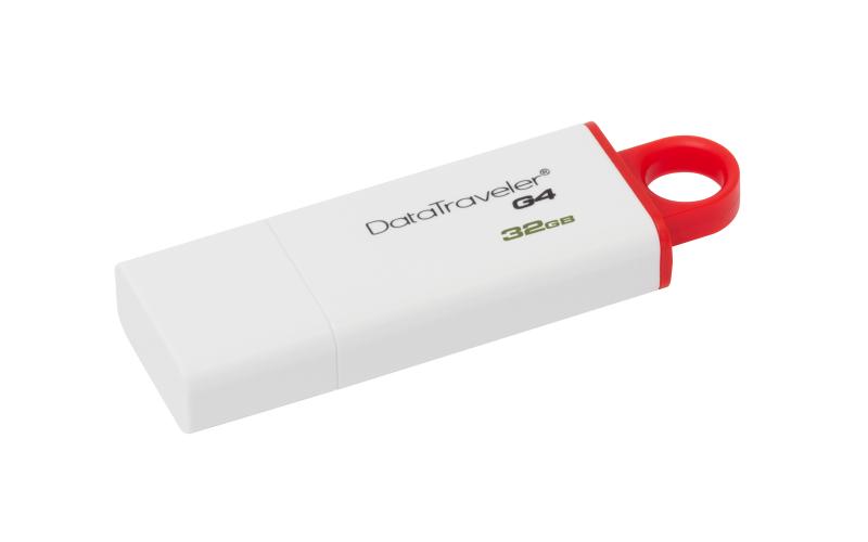 Kingston Technology DataTraveler G4 unidad flash USB 32 GB USB tipo A 3.2 Gen 1 (3.1 Gen 1) Rojo, Bl