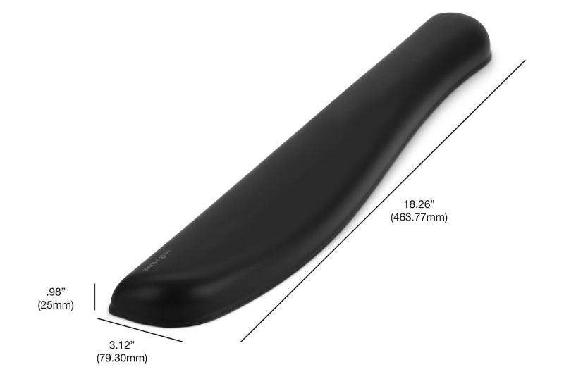 Kensington ErgoSoft descansa muñecas Elastómero, Gel, Termoplástico de poliuretano (TPU) Negro