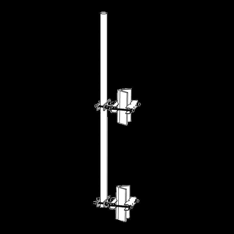 Montaje lateral con Mástil de 1.9\" diam. x 6\' (1.8m) longitud. TRY-ST-LM-1.9X6