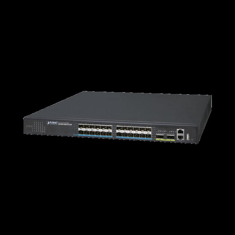 Switch Administrable Layer 2+ 24-Puertos 10G SFP+, 2-Port 40G QSFP+ Stackable XGS-5240-24X2QR