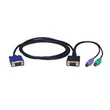 Tripp Lite Kits de cables para multiplexores KVM - Kit de cables PS/2 (3 en 1) de 6 pies (1,8 m) par